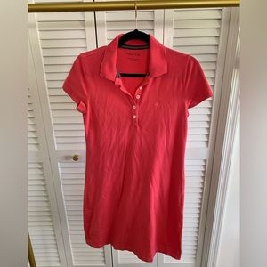 Nautical Hot Pink Collared Dress  Size S